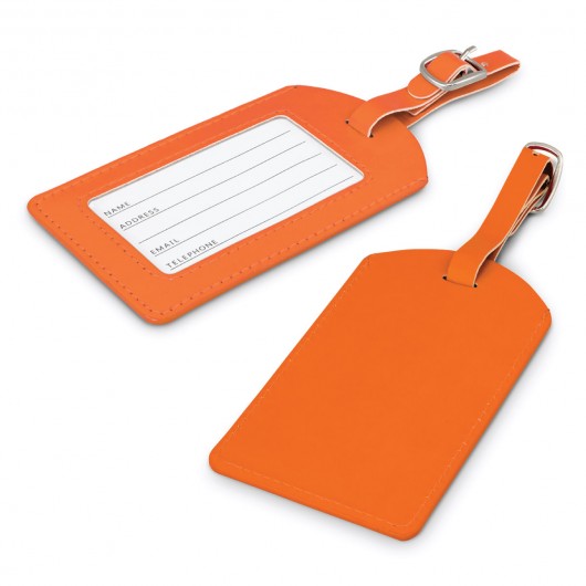 Paris Luggage Tags orange